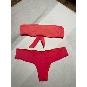 Women's Golden Lady Pink Bikini Set of three - Size M- made in China